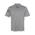 Adidas Heathered 3-Stripes Block Sport Shirt