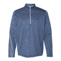 Adidas Brushed Terry Heathered Quarter-Zip Pullover