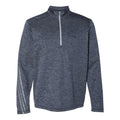 Adidas Brushed Terry Heathered Quarter-Zip Pullover