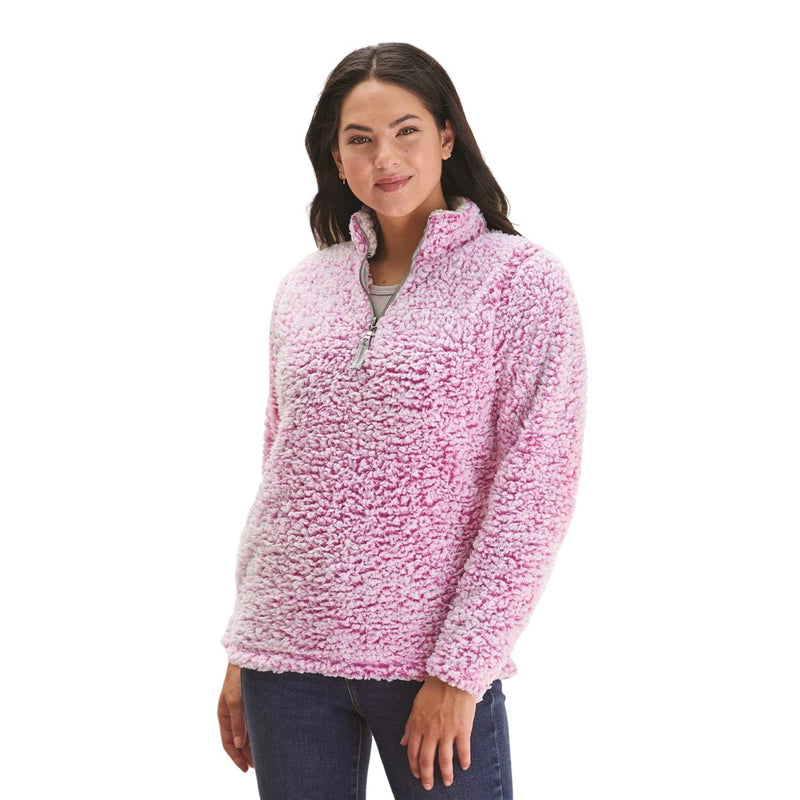 J. America Women’s Epic Sherpa Quarter-Zip Pullover