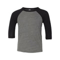 BELLA + CANVAS Toddler Three-Quarter Sleeve Baseball Tee