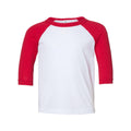 BELLA + CANVAS Toddler Three-Quarter Sleeve Baseball Tee