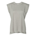 BELLA + CANVAS Women’s Flowy Rolled Cuffs Muscle Tee