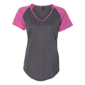 Anvil Women’s Triblend Colorblocked Raglan T-Shirt