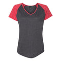 Anvil Women’s Triblend Colorblocked Raglan T-Shirt