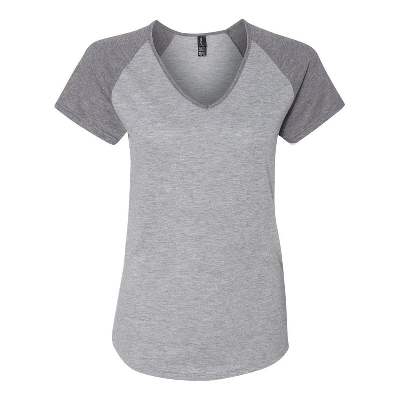 Anvil Women’s Triblend Colorblocked Raglan T-Shirt