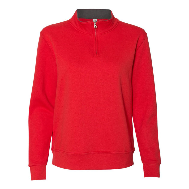 Fruit of the Loom Women's SofSpun Quarter-Zip Sweatshirt