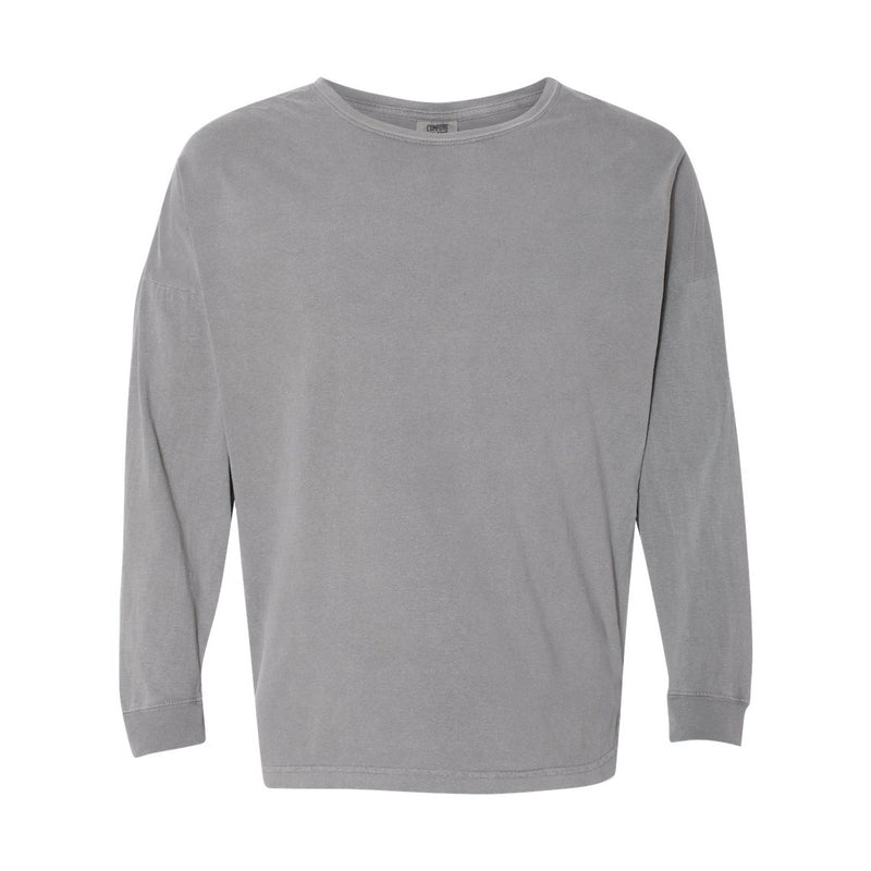 Comfort Colors Garment-Dyed Drop-Shoulder Long Sleeve T-Shirt