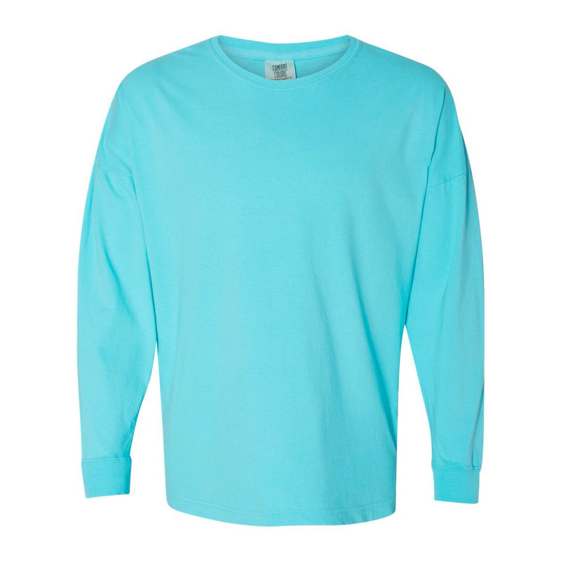 Comfort Colors Garment-Dyed Drop-Shoulder Long Sleeve T-Shirt