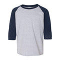 Gildan Heavy Cotton Youth Raglan Three-Quarter Sleeve T-Shirt