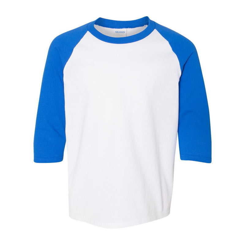 Gildan Heavy Cotton Youth Raglan Three-Quarter Sleeve T-Shirt