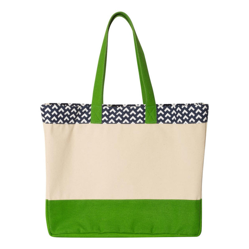 Brookson Bay 29L Top Pattern Beach Tote