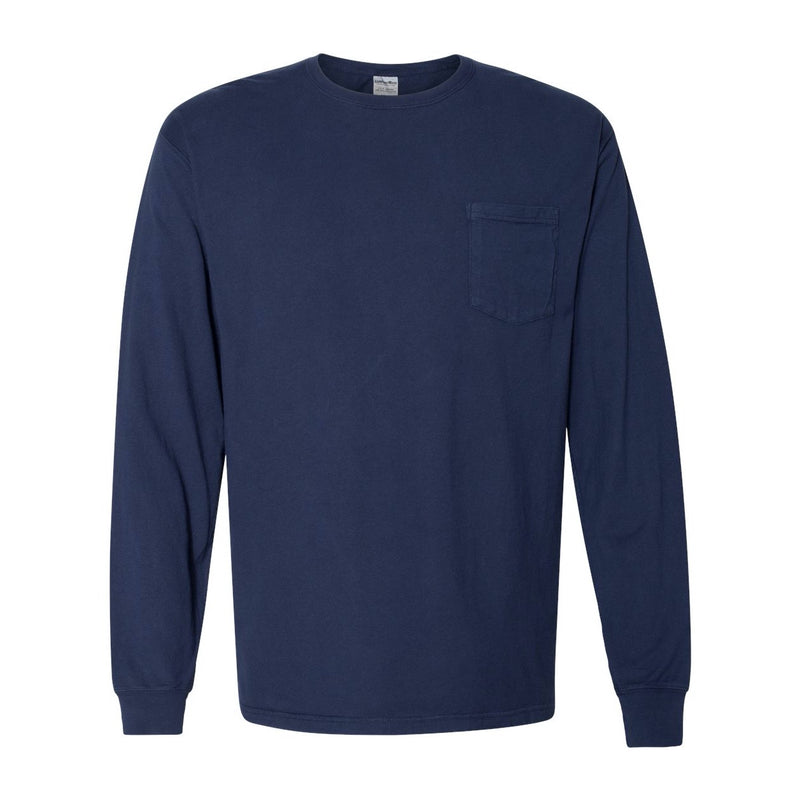 ComfortWash by Hanes Garment Dyed Long Sleeve T-Shirt With a Pocket