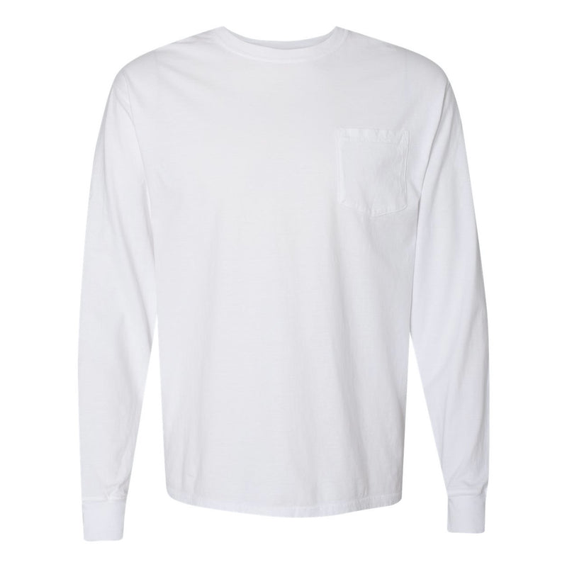 ComfortWash by Hanes Garment Dyed Long Sleeve T-Shirt With a Pocket