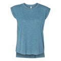 BELLA + CANVAS Women’s Flowy Rolled Cuffs Muscle Tee