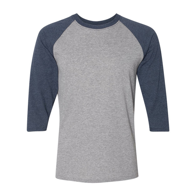 JERZEES Triblend Three-Quarter Raglan Baseball T-Shirt