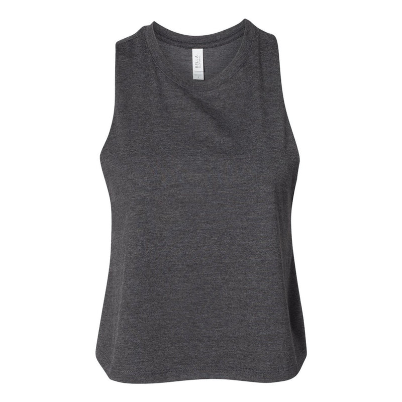 BELLA + CANVAS Women's Racerback Cropped Tank