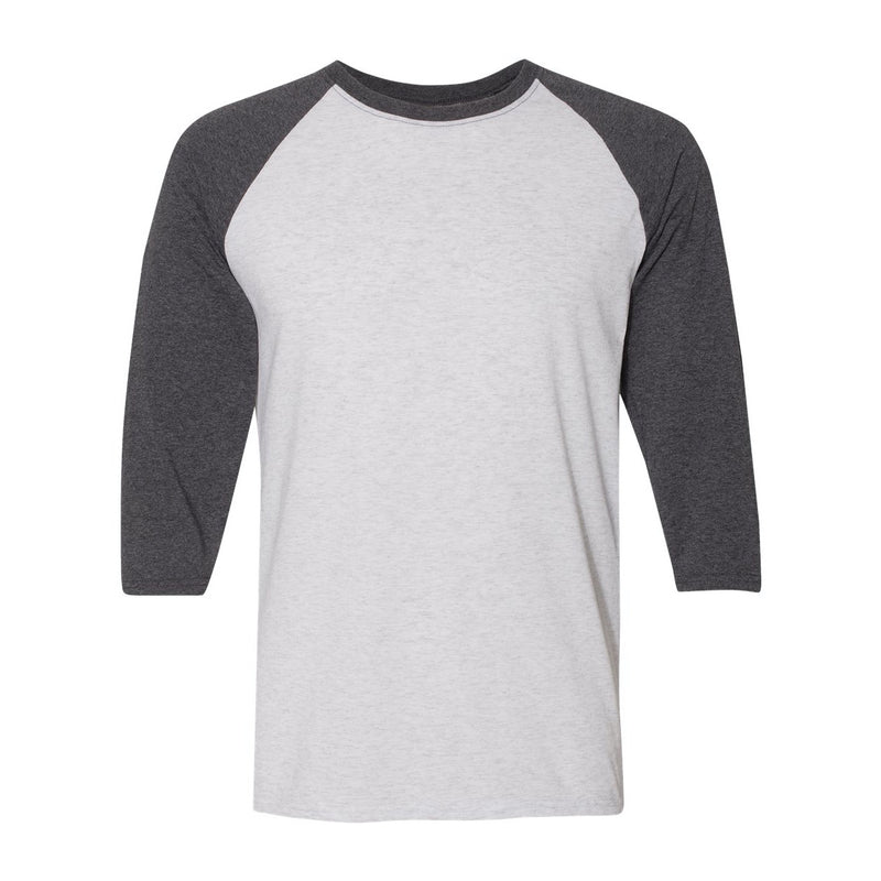 JERZEES Triblend Three-Quarter Raglan Baseball T-Shirt