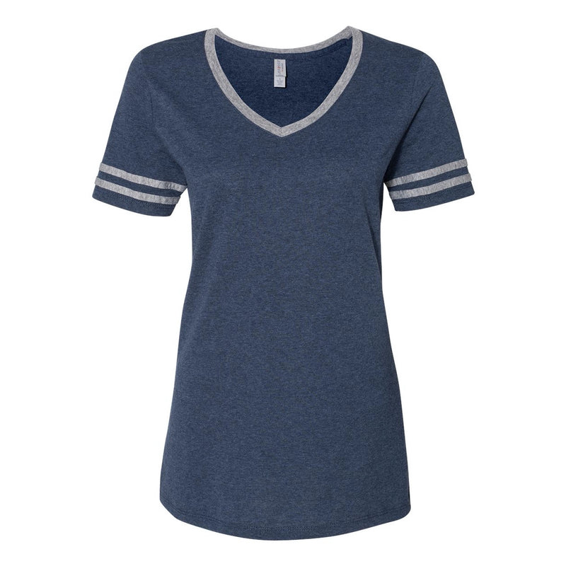 JERZEES Women's Varsity Triblend V-Neck T-Shirt