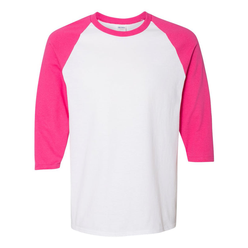 Gildan Heavy Cotton Raglan Three-Quarter Sleeve T-Shirt