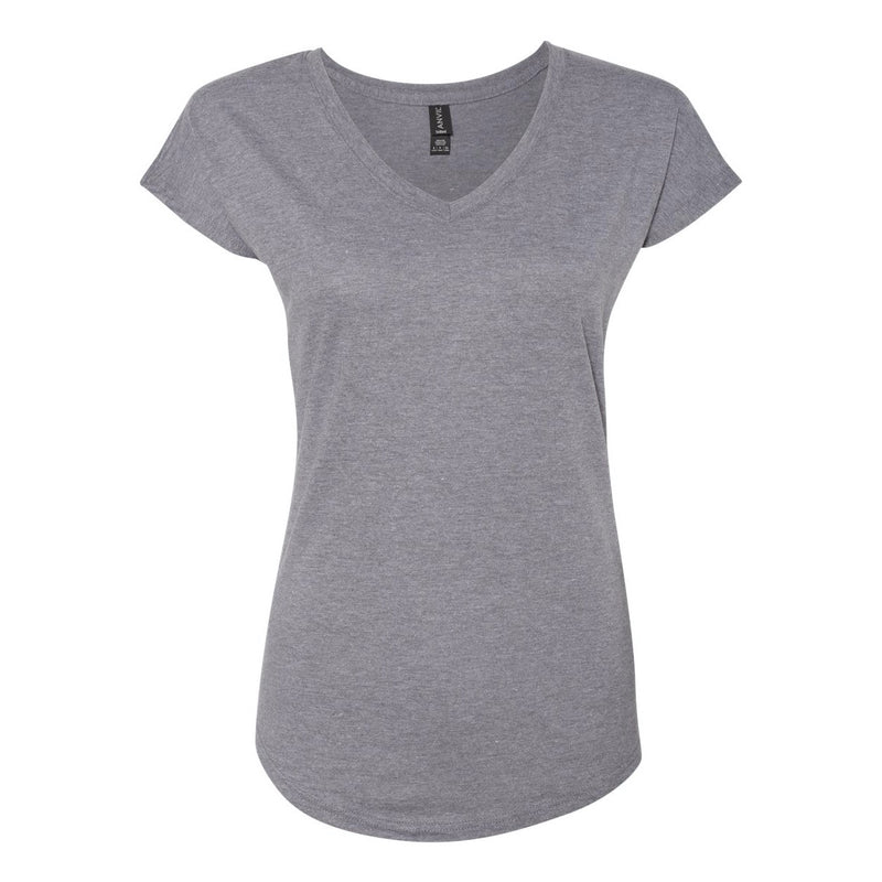 Anvil Women’s Triblend V-Neck T-Shirt