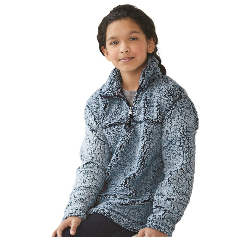 Boxercraft Youth Sherpa Quarter-Zip Pullover