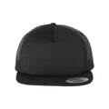 Yupoong Classics Flat Bill Foam Trucker Cap