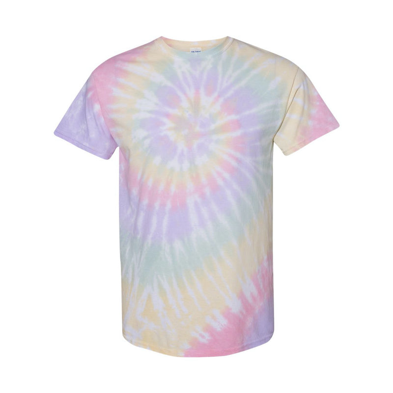 Dyenomite Multi-Color Spiral Short Sleeve T-Shirt