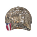 Outdoor Cap Camo Cap with Flag Visor