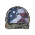 Outdoor Cap Camo Cap with Flag Sublimated Front Panels