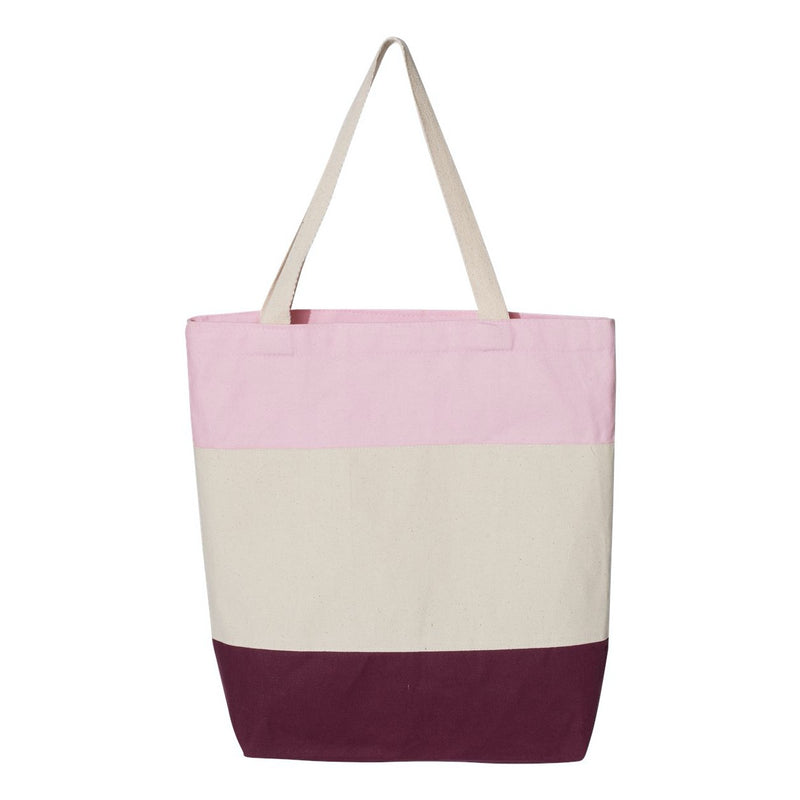 Q-Tees 11L Tri-Color Tote