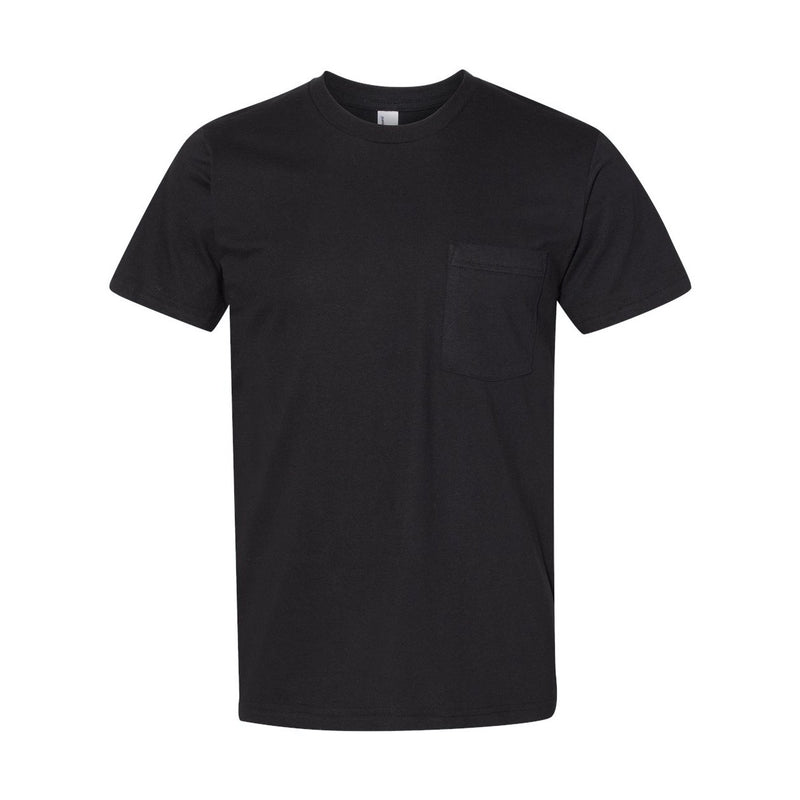 American Apparel Unisex Fine Jersey Pocket Tee