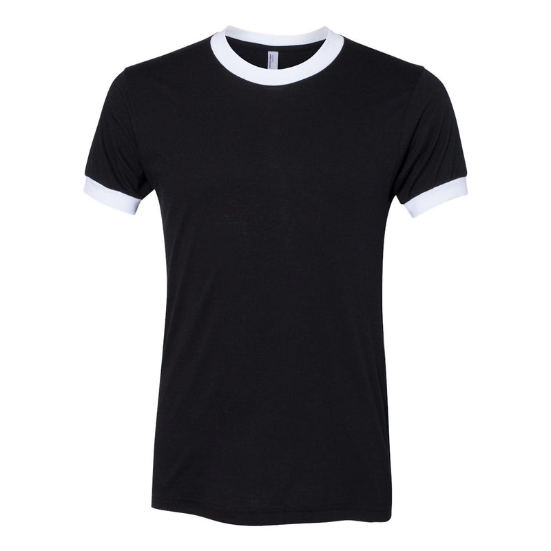 American Apparel Unisex 50/50 Ringer Tee