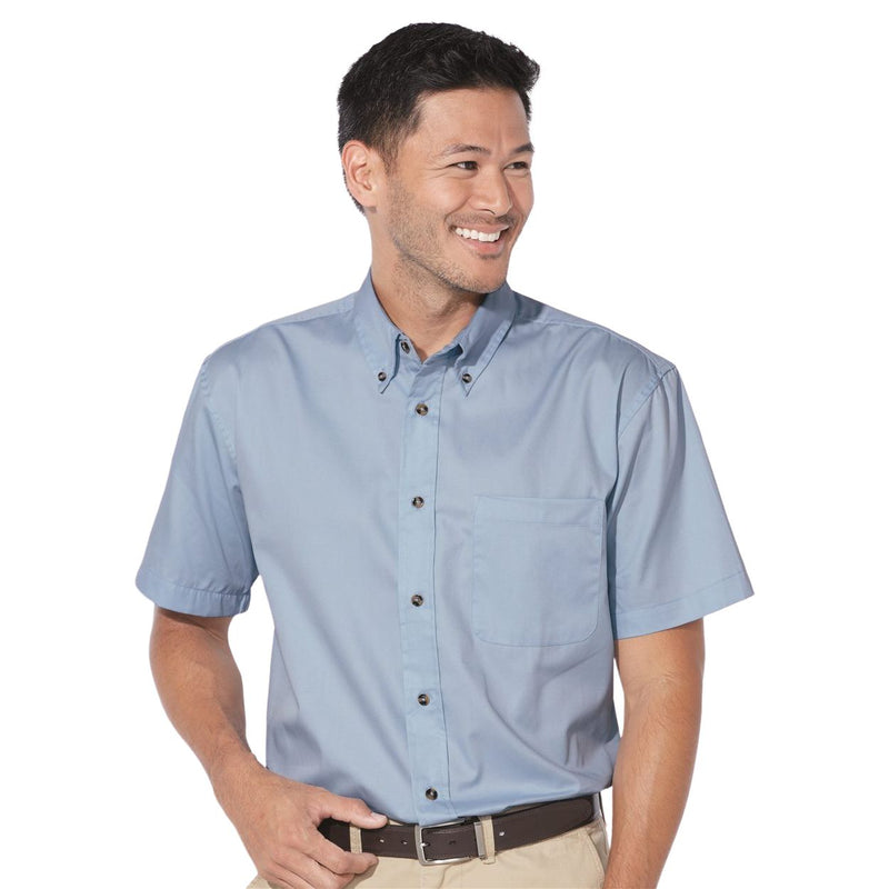 FeatherLite Short Sleeve Stain-Resistant Twill Shirt