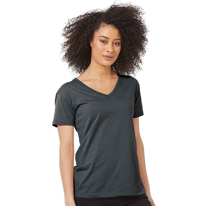 Next Level Women’s Fine Jersey Relaxed V T-Shirt