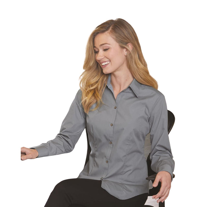 Van Heusen Women's Silky Poplin Shirt