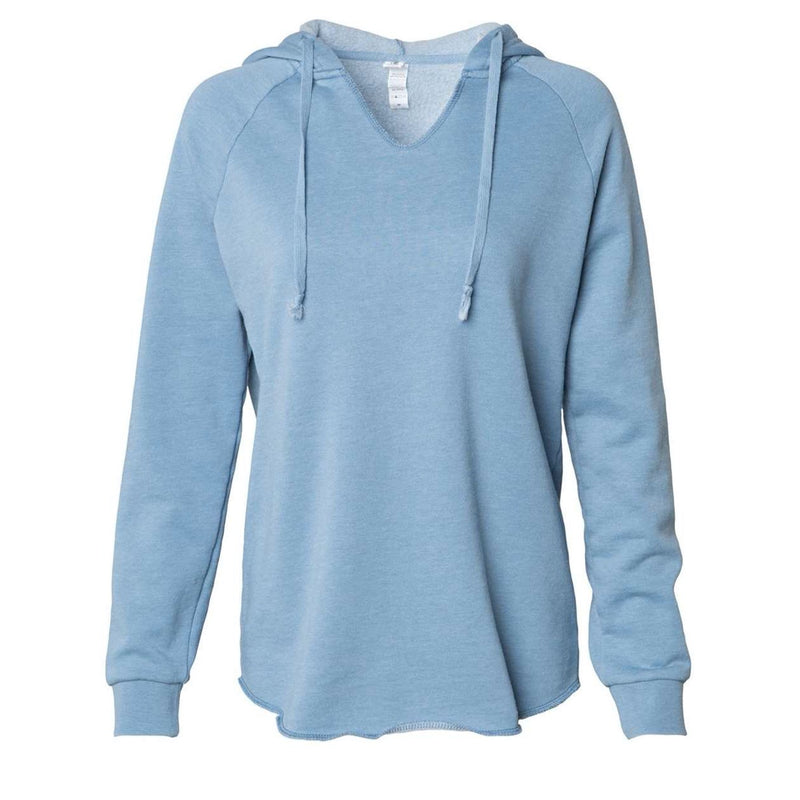 Independent Trading Co. Women’s Lightweight California Wave Wash Hooded Sweatshirt