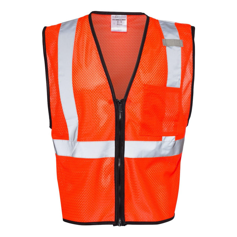 ML Kishigo Class 2 Economy Vest with Zippered Front