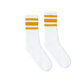 SOCCO USA-Made Striped Crew Socks