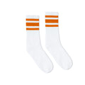 SOCCO USA-Made Striped Crew Socks