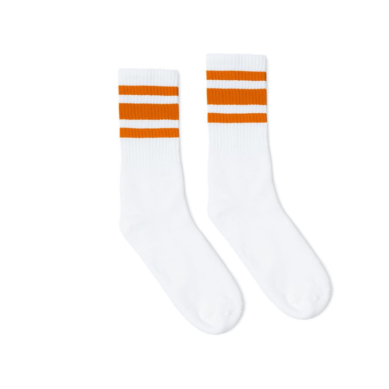 SOCCO USA-Made Striped Crew Socks