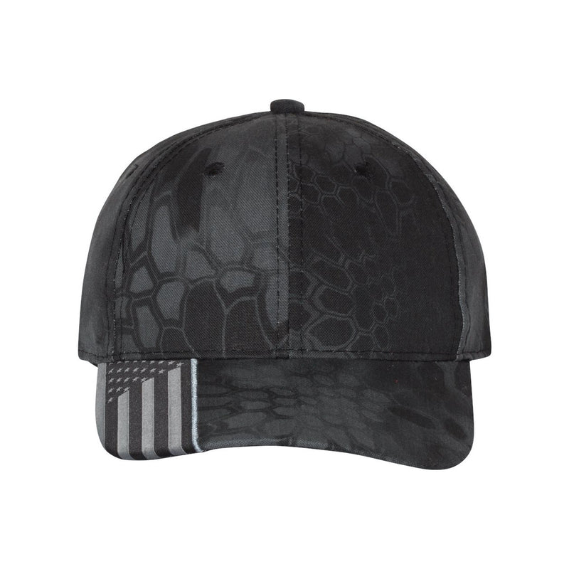 Outdoor Cap Camo Cap with Flag Visor