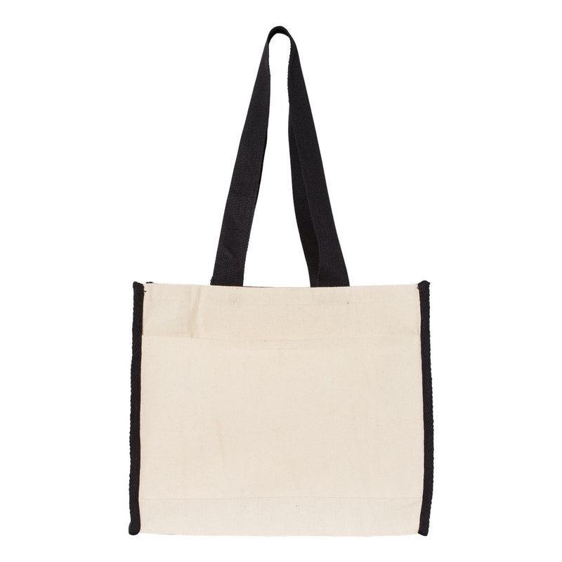 Q-Tees 14L Tote with Contrast-Color Handles