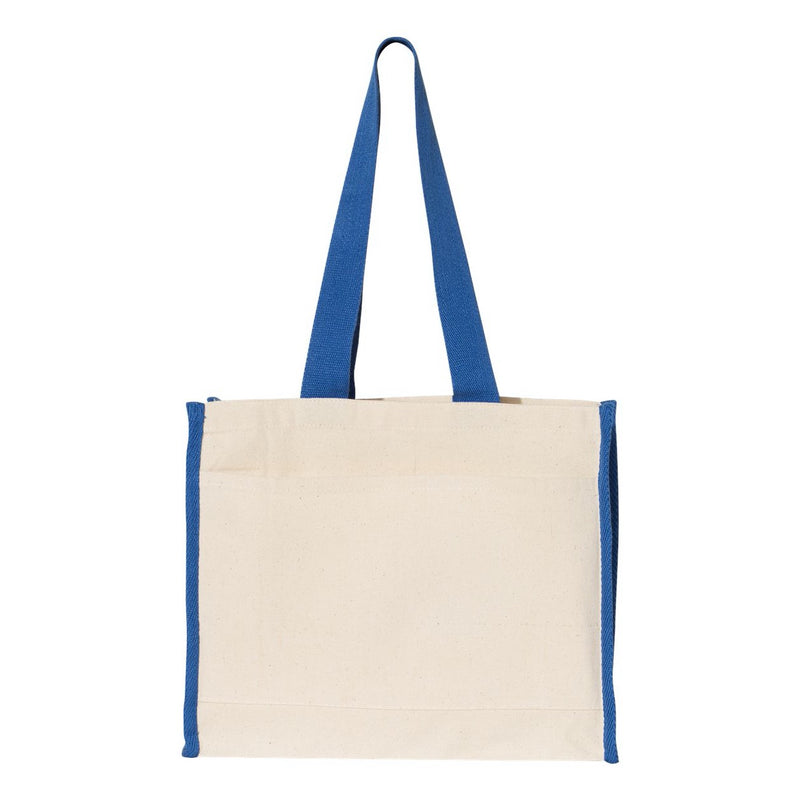 Q-Tees 14L Tote with Contrast-Color Handles