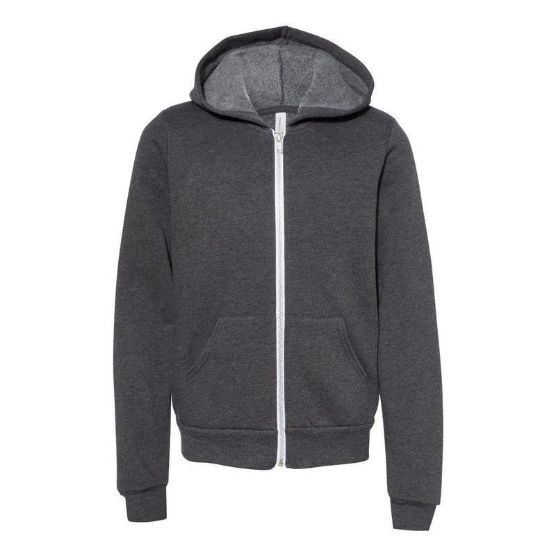 BELLA + CANVAS Youth Sponge Fleece Full-Zip Hoodie