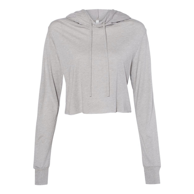 BELLA + CANVAS Fast Fashion Women’s Triblend Cropped Long Sleeve Hoodie