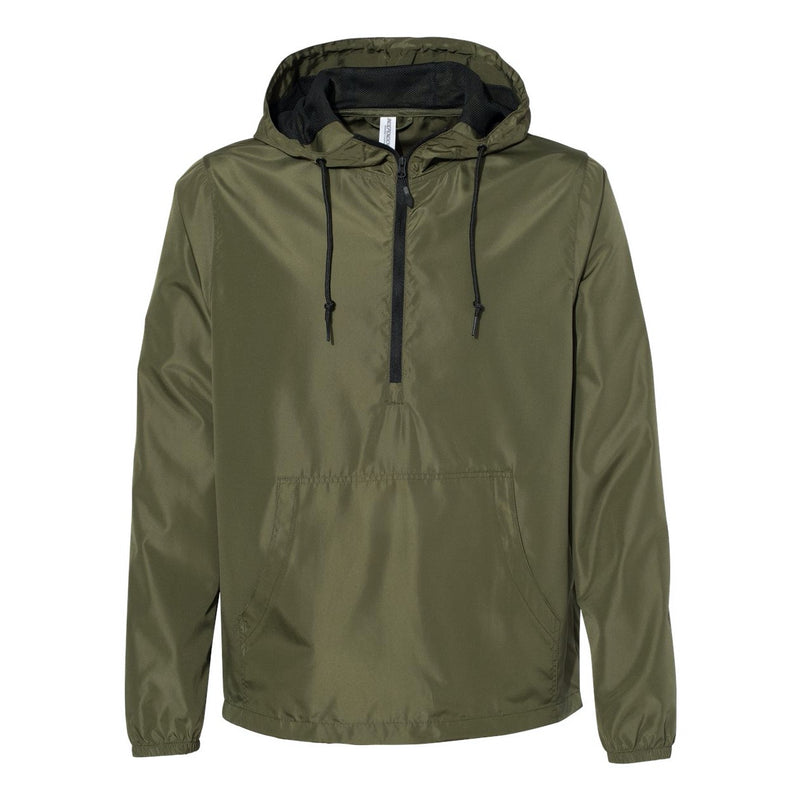 Independent Trading Co. Lightweight Windbreaker Pullover Jacket