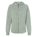 Independent Trading Co. Women's California Wave Wash Full-Zip Hooded Sweatshirt