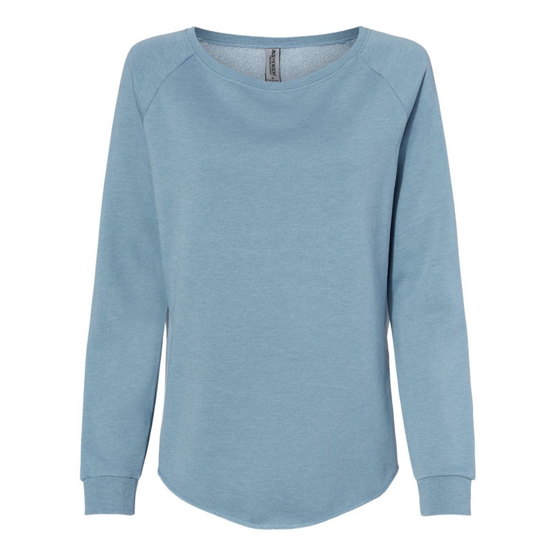 Independent Trading Co. Women's California Wave Wash Crewneck Sweatshirt