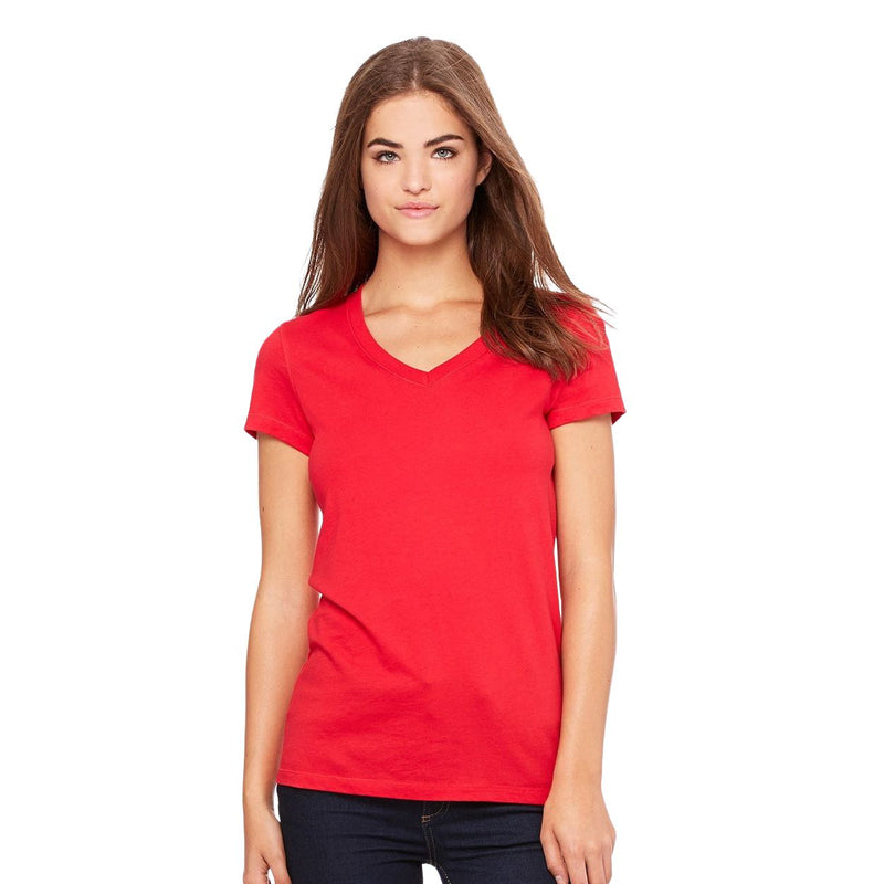 BELLA + CANVAS Women’s Jersey V-Neck Tee